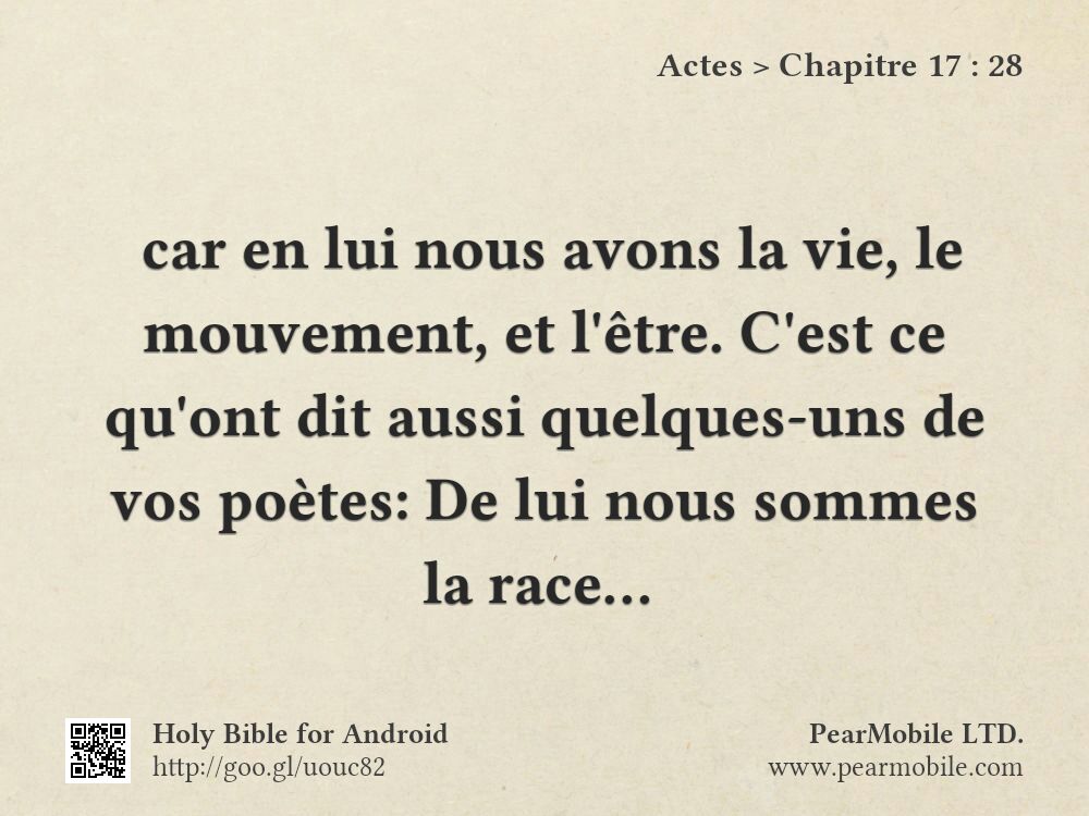Actes, Chapitre 17:28